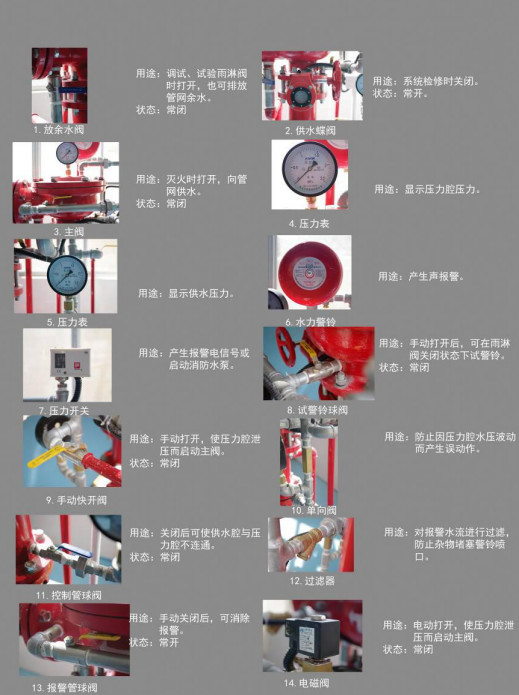 雨淋自动喷水灭火系统与泡沫-雨淋灭火系统图解