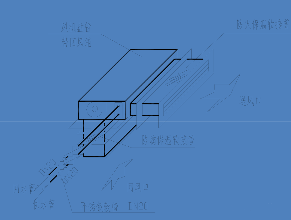 风机盘管安装技术要求、示意图与节点说明