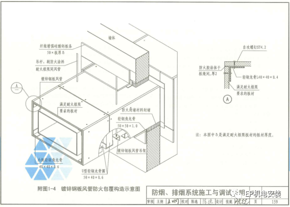 防排烟风管做法的参考意见汇总！