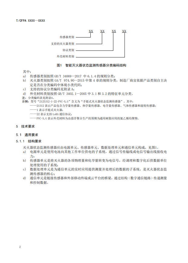 关于对《灭火器状态监测传感器》（征求意见稿）征求意见的函