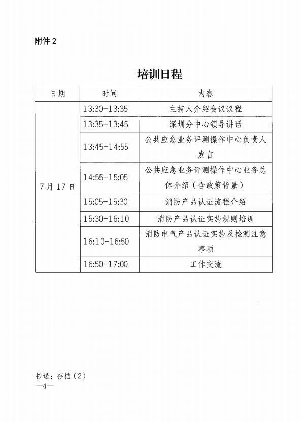 关于举办消防电气产品认证实施规则培训的通知